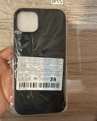 iPhone 15 plus cover nera