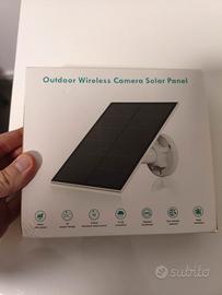 Pannello solare per telecamera esterna