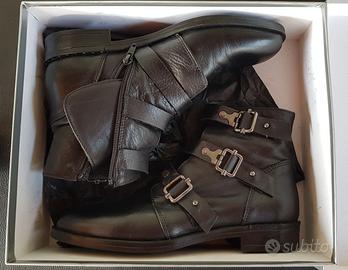 Stivaletto in pelle donna