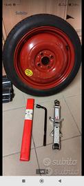 Ruotino di scorta a 4 fori 125/70 R15
