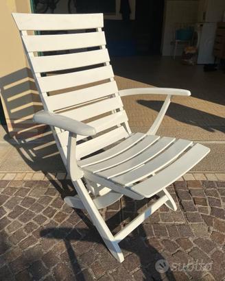 Sedie da esterno reclinabili marca Triconfort