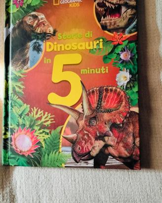 libro storie di dinosauri in 5 minuti 