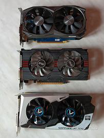 schede video gtx 960 - r7 250 - radeon hd 7770