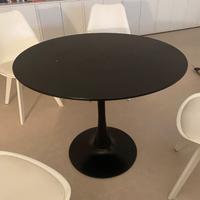 Tavolo a calice tondo diametro 90 nero