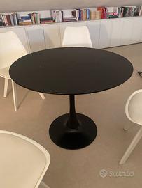 Tavolo a calice tondo diametro 90 nero