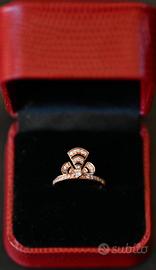 Anello Cleopatra Diamanti rosa violacei naturali..