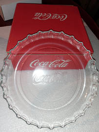 Piattini dolce Coca Cola vetro