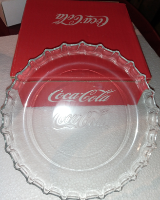 Piattini dolce Coca Cola vetro
