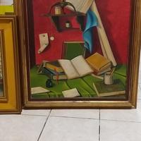 Quadro con cornice in legno 