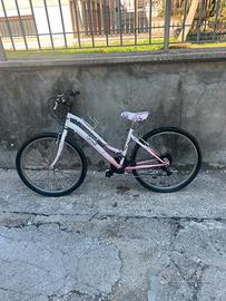 Bicicletta goout rosa e bianca