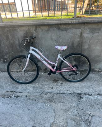 Bicicletta goout rosa e bianca