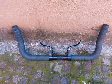 MANUBRIO BULLHORN NASTRO TAPPI LEVE RADIUS NUOVI