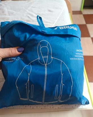 k-way brugi ragazzo blu con custodia 