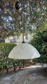 Lampadario in vetro