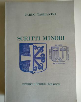 SCRITTI MINORI, Carlo Tagliavini
