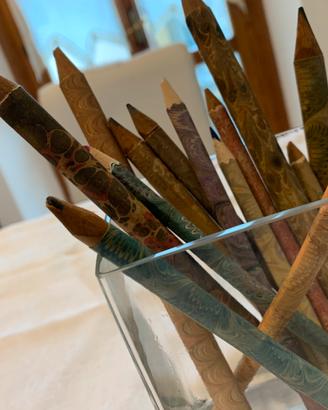 Vaso con matite fiorentine