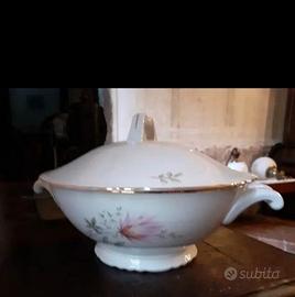 Zuppiera di ceramica DURKEN CON PIATTINO