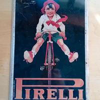 Targa pubblicitaria in latta