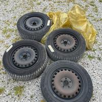 SET 4 CERCHI+GOMME FORD 205/55 R16