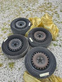 SET 4 CERCHI+GOMME FORD 205/55 R16