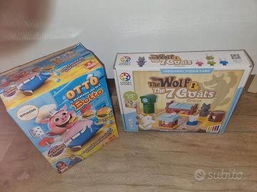 Giochi in scatola ben tenuti 