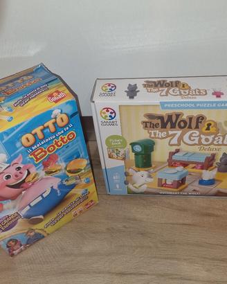 Giochi in scatola ben tenuti 