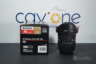 Sigma 10 20mm F3.5 EX DC (NIKON F) usato