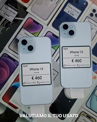 IPHONE 15 128GB azzurro