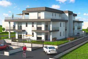 Nuovo appartamento 3 locali con ampio giardino