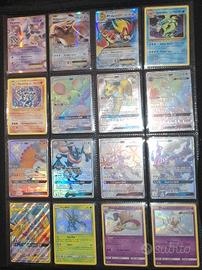 Lotto 16 carte pokemon condizioni perfette