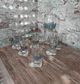 Set di bicchierini vintage anni '70 stivali
