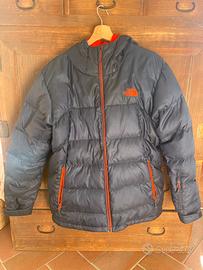 North Face man puffy jacket with hood