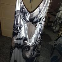 Vestito raso allaccio collo sotto ascella 55 lungo