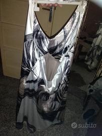 Vestito raso allaccio collo sotto ascella 55 lungo