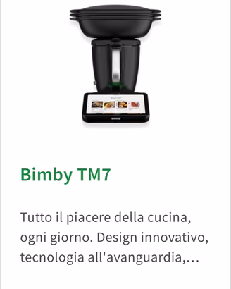 Bimby T7M robot cucina