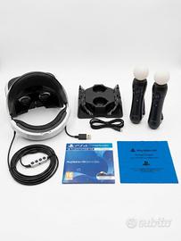 PlayStation VR PS4 / PS5 + PS Move + Base Ricarica
