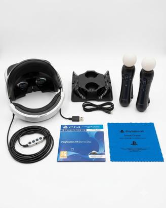 PlayStation VR PS4 / PS5 + PS Move + Base Ricarica