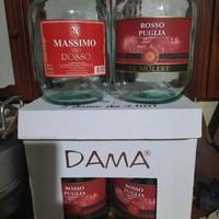 dame o boccioni vetro 5 lt