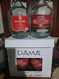 dame o boccioni vetro 5 lt