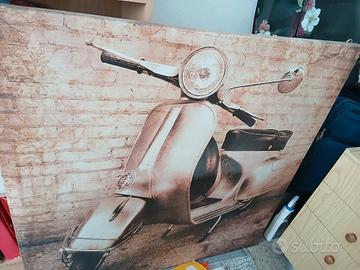 quadro grande in tela VESPA