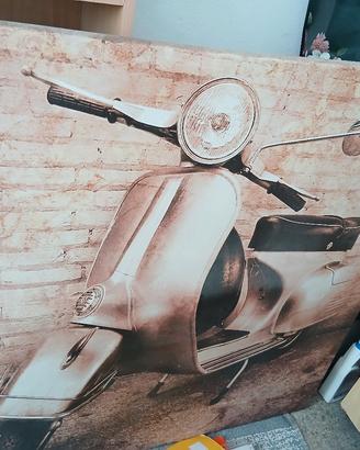 quadro grande in tela VESPA