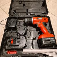 Avvitatore Black Decker EPC12CABK doppia batteria