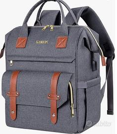 Zaino computer portatile 15,6 pollici uomo donna