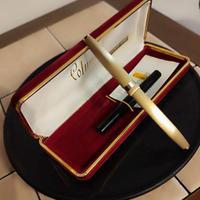 Penna stilografica placcata oro 18 kt