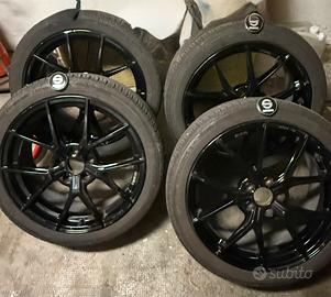 Sparco podio r18 ( passo fori 5x108) + gomme