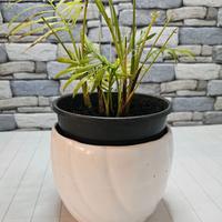 Vaso ceramica bianco da esterno interno esterno