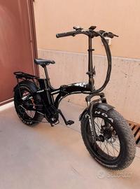 bici elettrica armony asso bianca e nera 