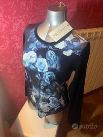 Maglia in vellutino Chiara Oro taglia L