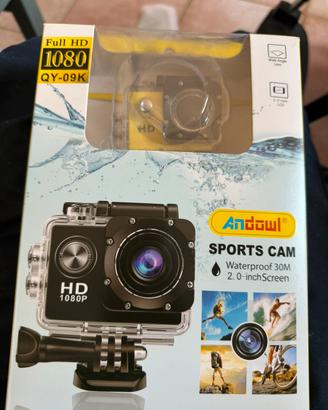 Sportcam 1080P mai isata con accessori+sd 512GB