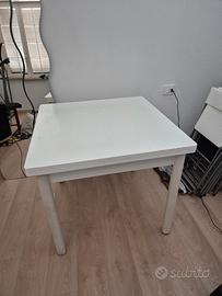 tavolo bianco 90x90 allungabile